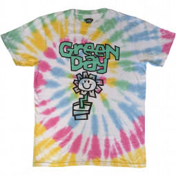 Green Day Unisex T-Shirt: Flower Pot (Wash Collection) - TRIKO