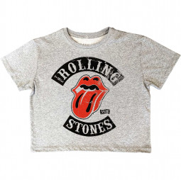 The Rolling Stones Ladies Crop Top: Tour '78 - TRIKO