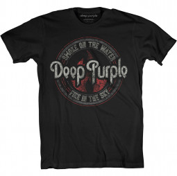 Deep Purple - Unisex T-Shirt: SMOKE CIRCLE