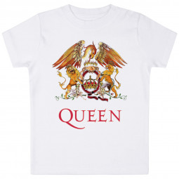 Queen (Crest) - Baby t-shirt - white - multicolour