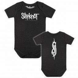 Slipknot (Logo) - Baby bodysuit - black - white