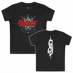 Slipknot (Star Symbol) - Baby t-shirt - black - red/white
