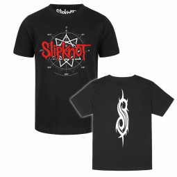 Slipknot (Star Symbol) - Kids t-shirt - black - red/white
