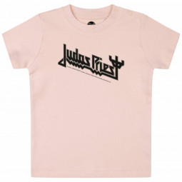 Judas Priest (Logo) - Baby t-shirt - pale pink - black