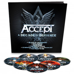 ACCEPT - A DECADE OF DEFIANCE (EARBOOK) - 7CD