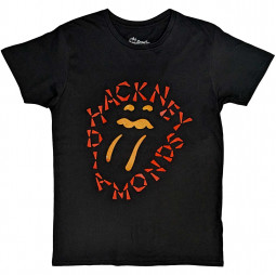 The Rolling Stones Unisex T-Shirt: Hackney Diamonds Negative Tongue