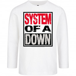System of a Down (Logo) - Kids longsleeve - white - multicolour