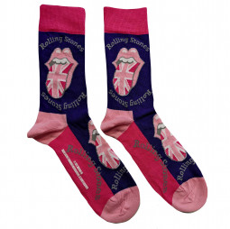The Rolling Stones Unisex Ankle Socks: UK Tongue - PONOŽKY