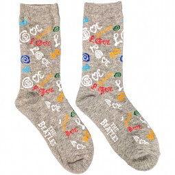 The Beatles Unisex Ankle Socks: Love - grey - PONOŽKY