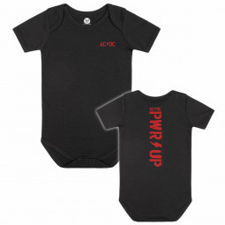AC/DC (PWR UP) - Baby bodysuit - black - red