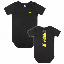 AC/DC (PWR UP) - Baby bodysuit - black - yellow