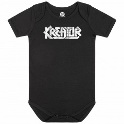 Kreator (Logo) - Baby bodysuit - black - white