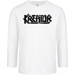 Kreator (Logo) - Kids longsleeve - white - black