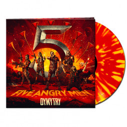DYMYTRY - FIVE ANGRY MEN (RED/YELLOW SPLATTER) - LP