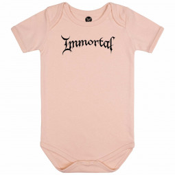 Immortal (Logo) - Baby bodysuit - pale pink - black
