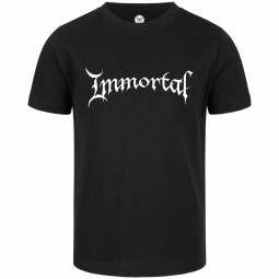 Immortal (Logo) - Kids t-shirt - black - white