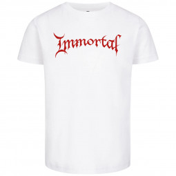 Immortal (Logo) - Kids t-shirt - white - red