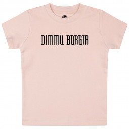 Dimmu Borgir (Logo) - Baby t-shirt - pale pink - black