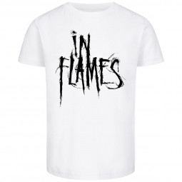 In Flames (Logo) - Kids t-shirt - white - black