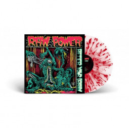 RAW POWER - AFTER YOUR BRAIN (WHITE/RED SPLATTER VINYL) - LP