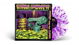 RAW POWER - SCREAMS FROM THE GUTTER (WHITE/PURPLE SPLATTER VINYL) - LP