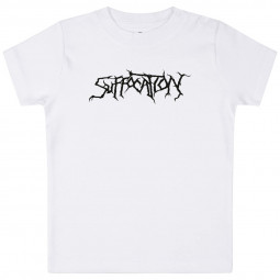 Suffocation (Logo) - Baby t-shirt - white - black