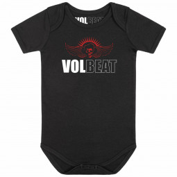 Volbeat (SkullWing) - Baby bodysuit - black - red/white