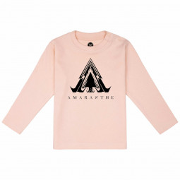 Amaranthe (Symbol) - Baby longsleeve - pale pink - black