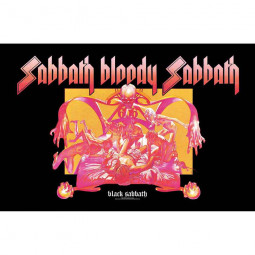 BLACK SABBATH - SABBATH BLOODY SABBATH - TEXTILNÍ PLAKÁT
