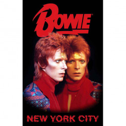 DAVID BOWIE - NEW YORK CITY - TEXTILNÍ PLAKÁT