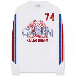 QUEEN - KILLER QUEEN '74 STRIPES (SLEEVE PRINT) (LS) - TRIKO