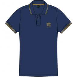 QUEEN - CREST LOGO (BLUE) (POLO) - TRIKO