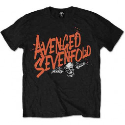 AVENGED SEVENFOLD - ORANGE SPLATTER - TRIKO