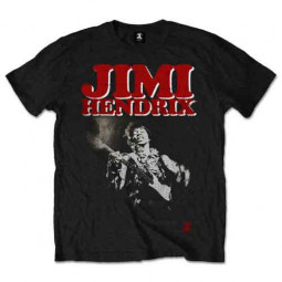 JIMI HENDRIX - BLOCK LOGO - TRIKO