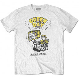 GREEN DAY - LONGVIEW DOODLE (WHITE) - TRIKO