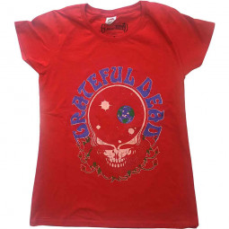 GRATEFUL DEAD - SPACE YOUR FACE & LOGO (GIRLIE) - TRIKO