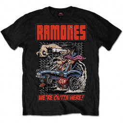 RAMONES - OUTTA HERE - TRIKO