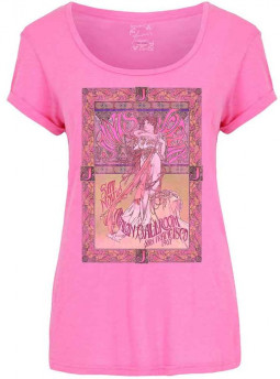 JANIS JOPLIN - AVALON BALLROOM '67 (PINK) (SOFT HAND INKS) (GIRLIE) - TRIKO