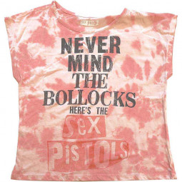 SEX PISTOLS - NEVER MIND (WASH COLLECTION) (CROP TOP) (GIRLIE) - TRIKO