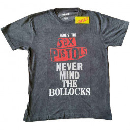 SEX PISTOLS - NEVER MIND THE BOLLOCKS DISTRESSED (WASH COLLECTION) - TRIKO