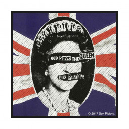 SEX PISTOLS - GOD SAVE THE QUEEN - NÁŠIVKA