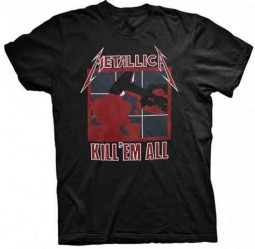 METALLICA - KILL 'EM ALL (BACK PRINT) - TRIKO