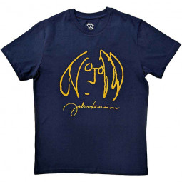 JOHN LENNON - SELF PORTRAIT (NAVY BLUE) - TRIKO