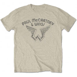 PAUL MCCARTNEY - WINGS LOGO (NATURAL) - TRIKO