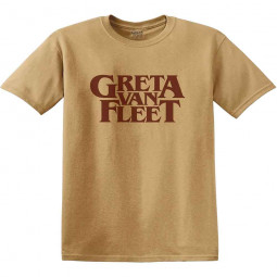 GRETA VAN FLEET - LOGO (GOLD) - TRIKO