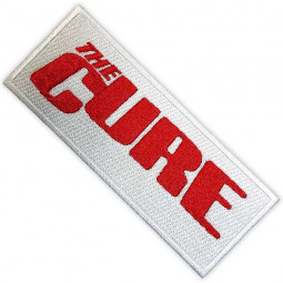 THE CURE - RED LOGO - NÁŠIVKA