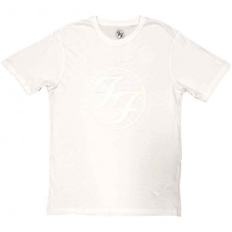 FOO FIGHTERS - FOO FIGHTERS LOGO (WHITE) (HI-BUILT) - TRIKO