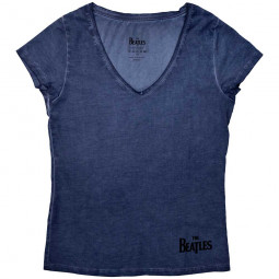 BEATLES - CORNER LOGO (INDIGO BLUE) (GIRLIE) - TRIKO