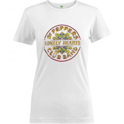 BEATLES - SGT PEPPER DRUM (EMBELISHED) (WHITE) (GIRLIE) - TRIKO