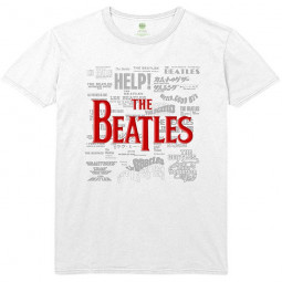 BEATLES - TITLES & LOGO (WHITE) (HI-BUILD) - TRIKO